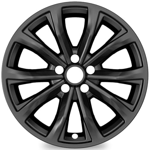 4-Pack Wheel Skins Compatible with Honda CR-V CRV EX EX-L 2023 2024 2025, 18" 18 inch Alloy Wheel, Snap-on Wheel Cover Replacement, Black Color