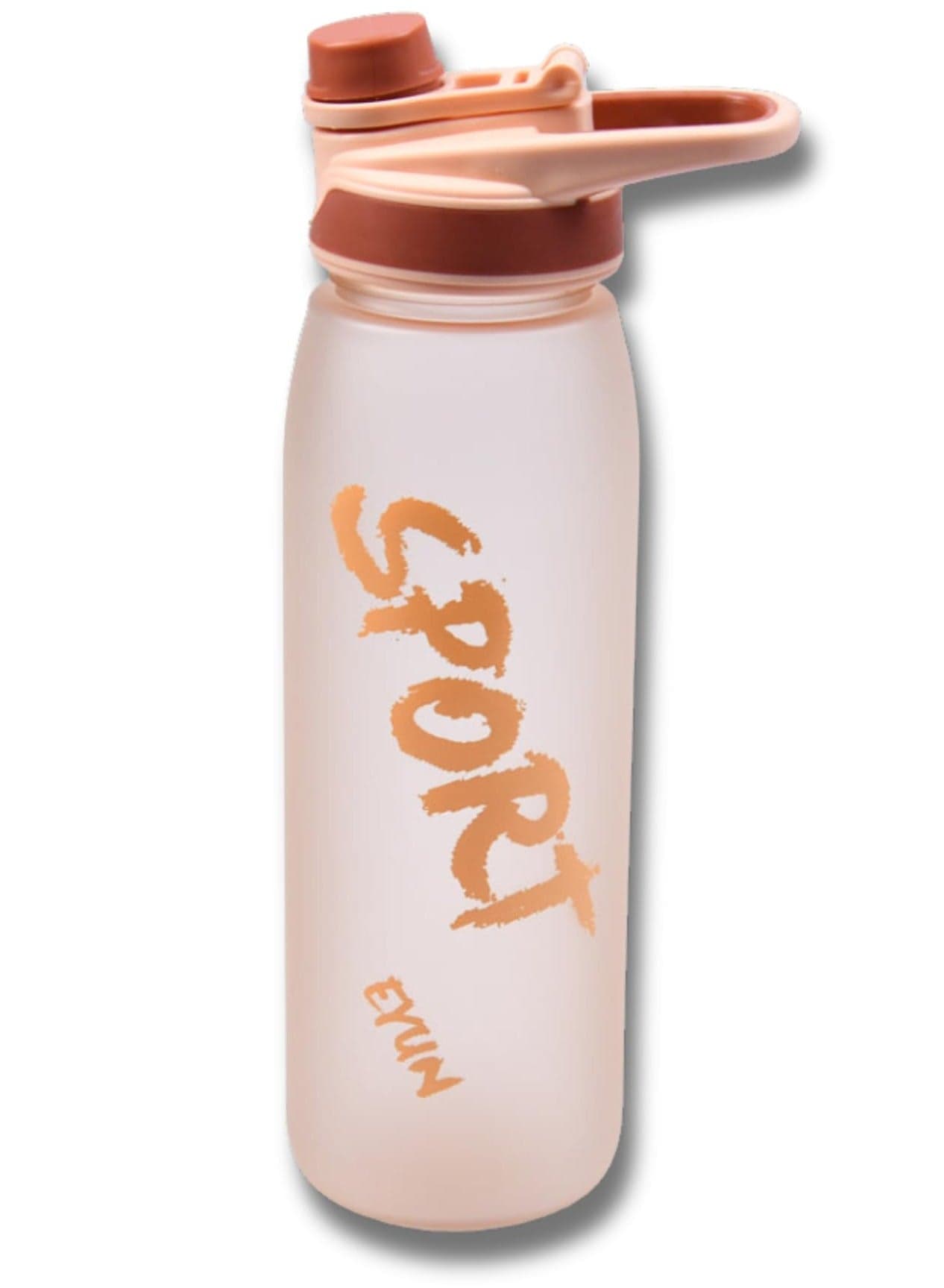 Twisoo Sports Water Bottle 850ml - Leak Proof, BPA Free, Hygienic Design, Tritan Plastic and Silicone, Ideal for Gym, Office, and Daily Hydration (Orange)