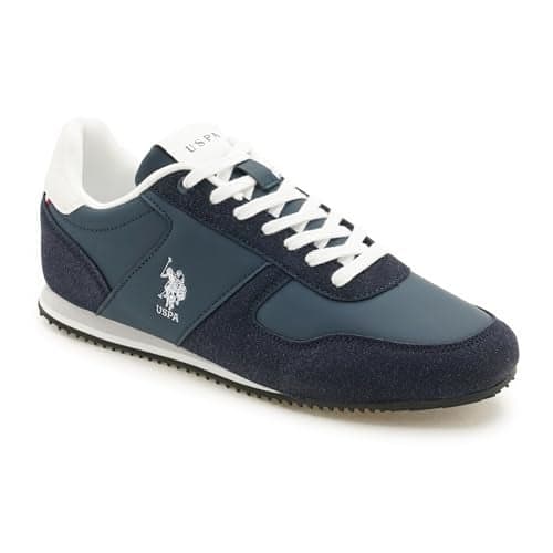 U.S. POLO ASSN. Mens Sorrento 4.0 Navy Sneaker - 7 UK (2FD24531N01)