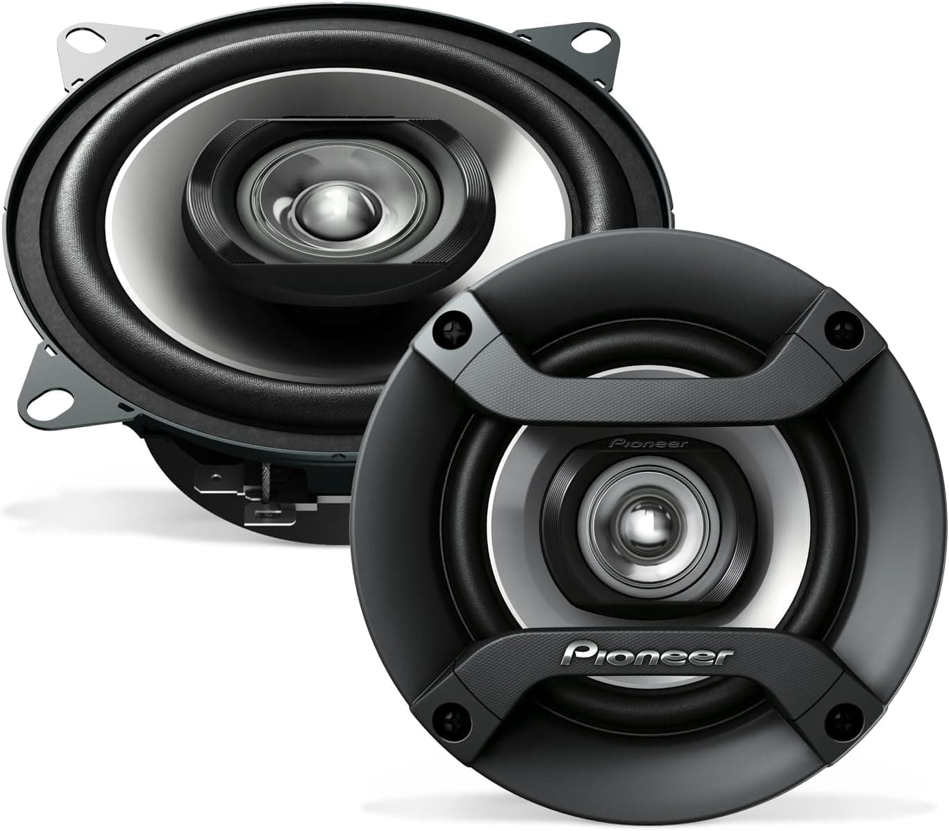 Pioneer TS-F1035R 2-Way Coaxial Car Audio Speakers - Full Range 4" Round Speakers, 150W Max Power (Pair)