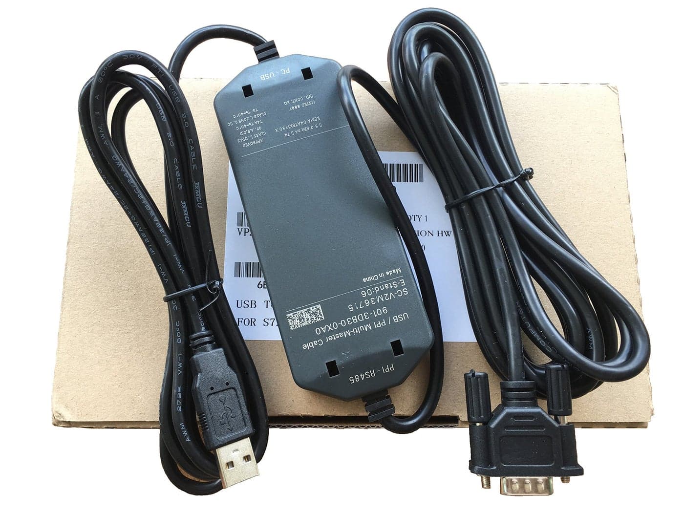 Washinglee USB Programming Cable for Siemens PLC S7 200 and Touch Screen, for 6ES7901-3DB30-0XA0 Replacement (S7 200+Touch Panel)