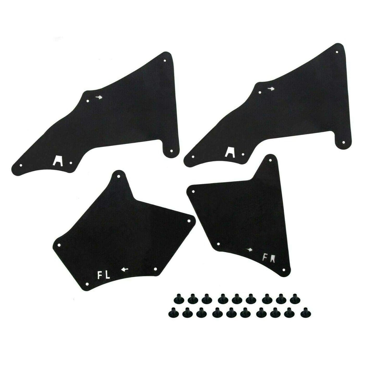 MOCW 4 Pcs Splash Shield with Clips Splash Guards Fender Liner Shields Fit for 20032020 Toyota 4Runner for 20072014 FJ Cruiser for 20032009 GX 470for 20102018 GX 460 Fender LinersThicker