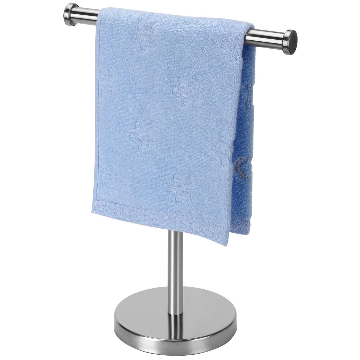 Kalitro Towel Rack Hand Towel Stand Bathroom Hand Towel Holder Stand with Heavy Base SUS304 Stainless Steel Brushed Nickel