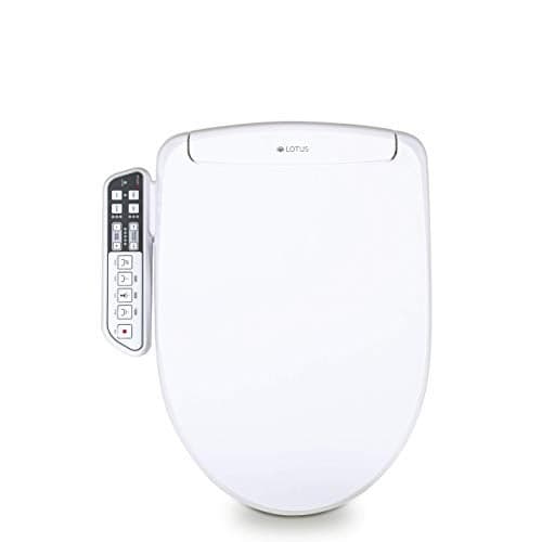 Lotus Bidet ATS-500 | Heated Toilet Seat with Adjustable Warm Water Wash | Stainless Steel Nozzle | Side Control Panel | Warm Air Dryer | Eco Mode | Easy DIY Installation