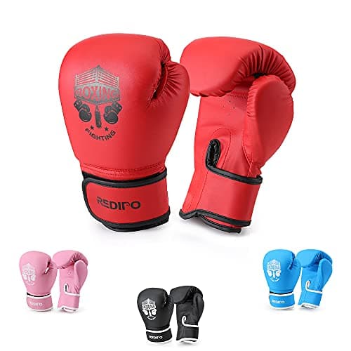 Redipo Kids Boxing Gloves, Sponge Foam Training Sparring Gloves Thai Kick Boxing for Kid and Youth, Suitable for Boys and Girls Age 3 to 9 Years