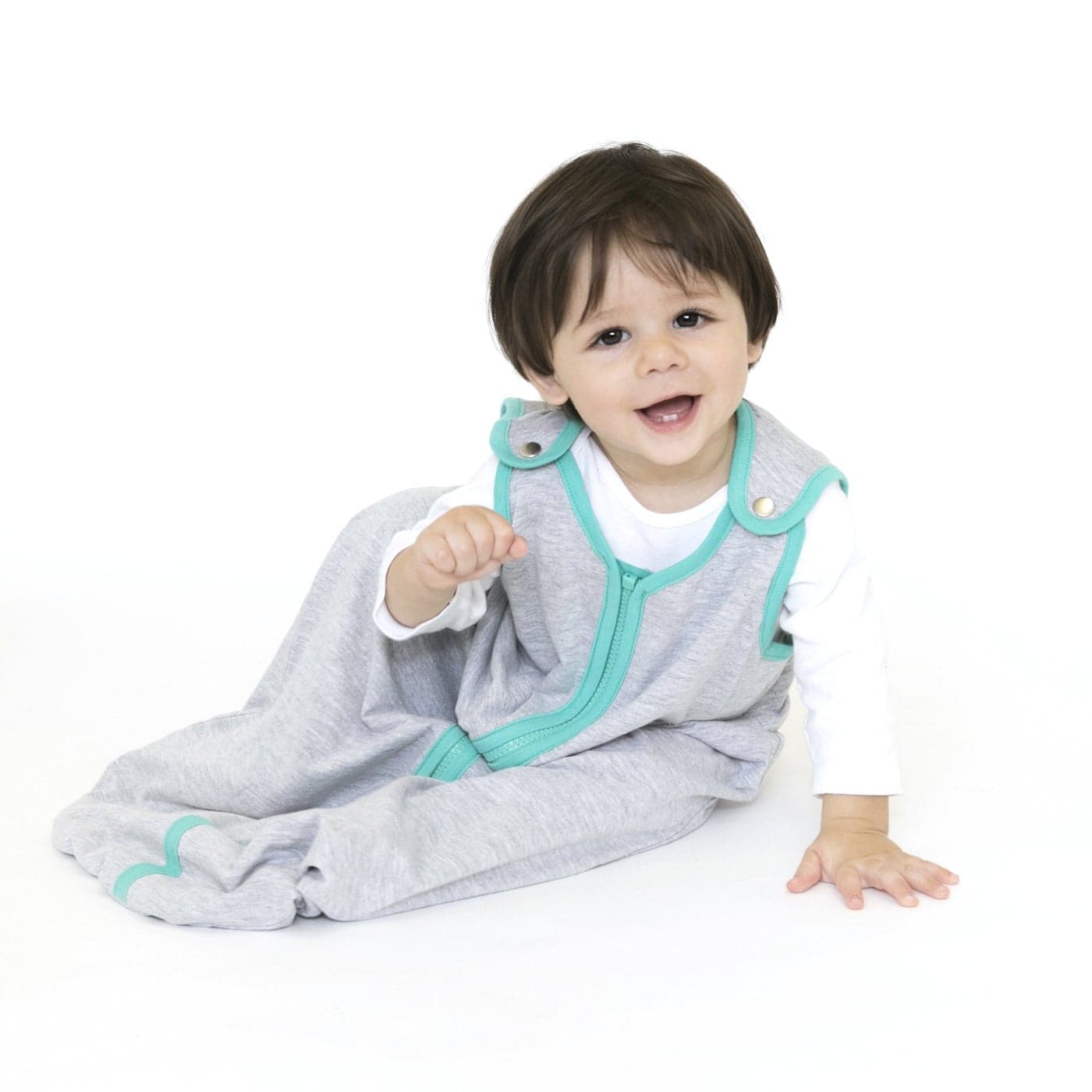 baby deedee 100 Cotton Sleeping Sack Baby Sleeping Bag Wearable Blanket Sleep Nest Lite Infant and Toddler Heather Teal Large 1836 Month Pack of 1