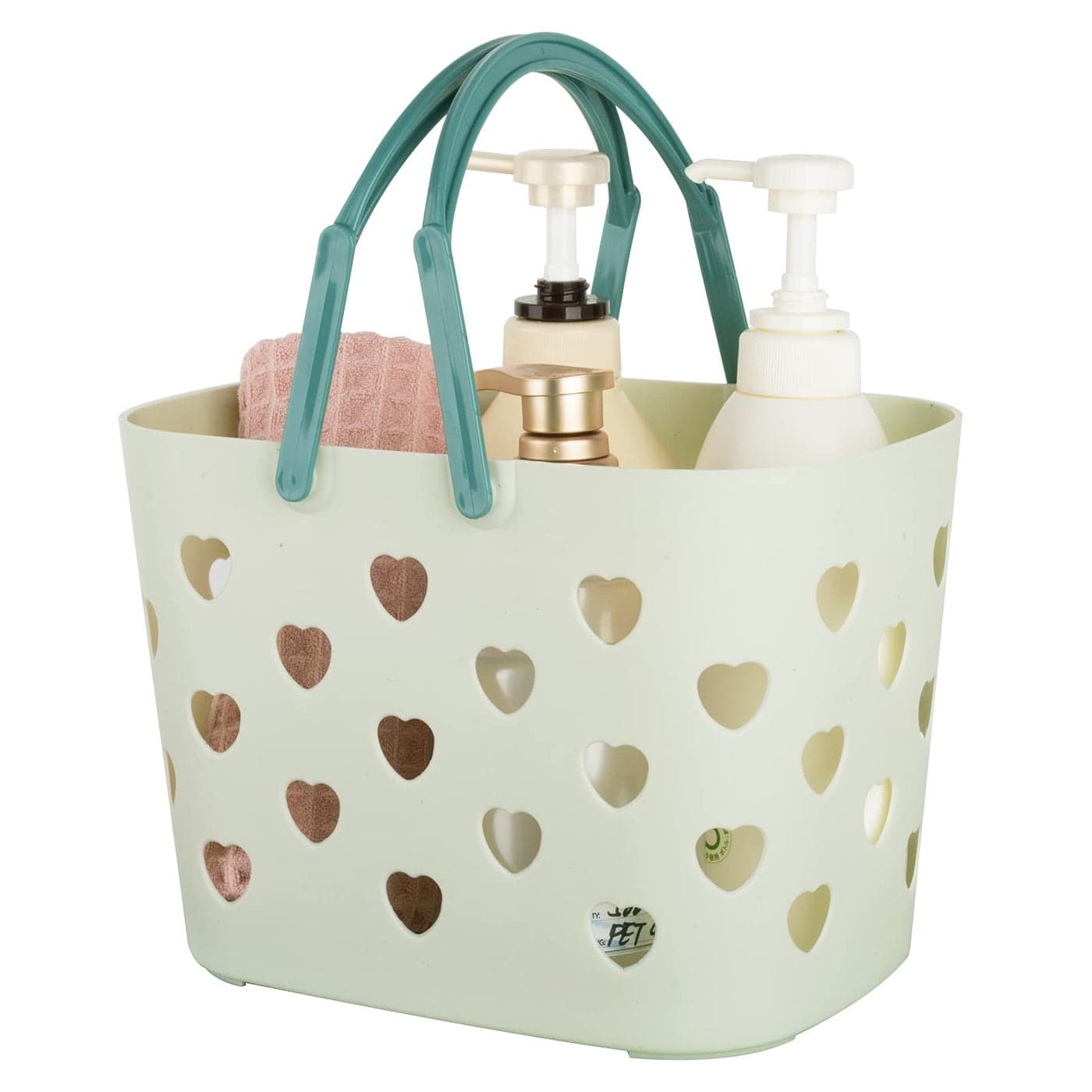 Anyoifax Portable Shower Caddy Tote Plastic Storage Basket with Handle Box Organizer Bin for Bathroom Pantry Kitchen College Dorm Garage Blue