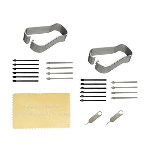 (20pcs Pack) Tab s7 s Pen Nibs Replacement Stylus Tips for Samsung Galaxy tab s7,s7 Plus (Black/Gray)
