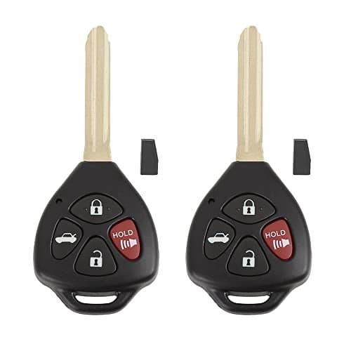 X AUTOHAUX 2pcs 315Mhz GQ4-29T Keyless Remote Key Fob for Toyota Corolla 2010-2012 for Toyota Avalon 2010-2012 for Toyota Matrix 2010 for Toyota Venza 2010-2013 with G Chip 89070-02270