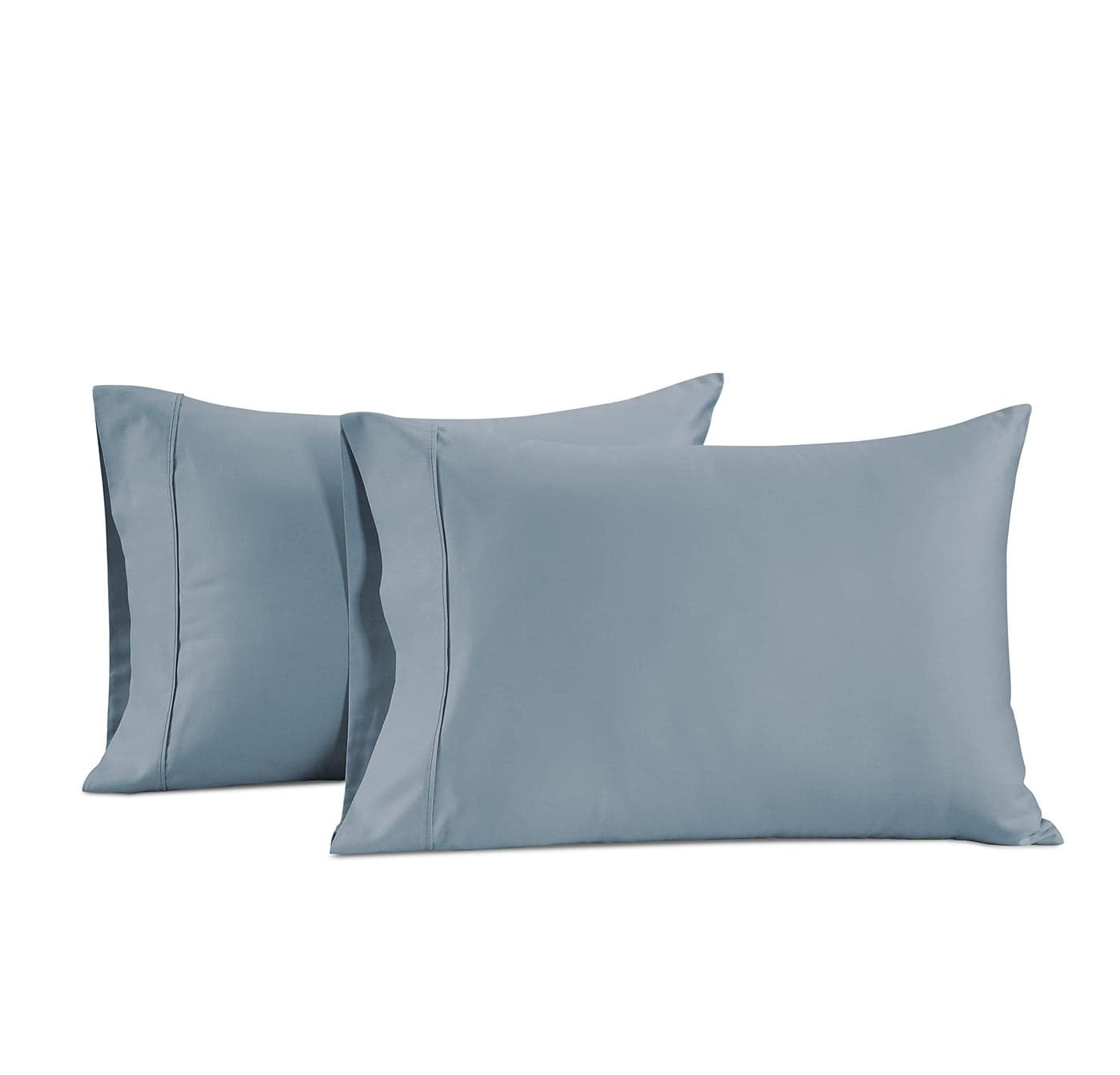 LANE LINEN Pillow Case Covers King Set of 2 100 Egyptian Cotton Sateen Soft Cool Smooth 1000 Thread Count Cases French Blue