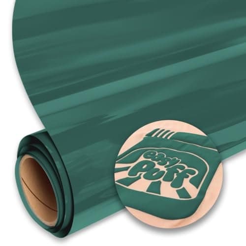SISER Easy Puff HTV 12x12 3D Puffy Heat Transfer Vinyl Green
