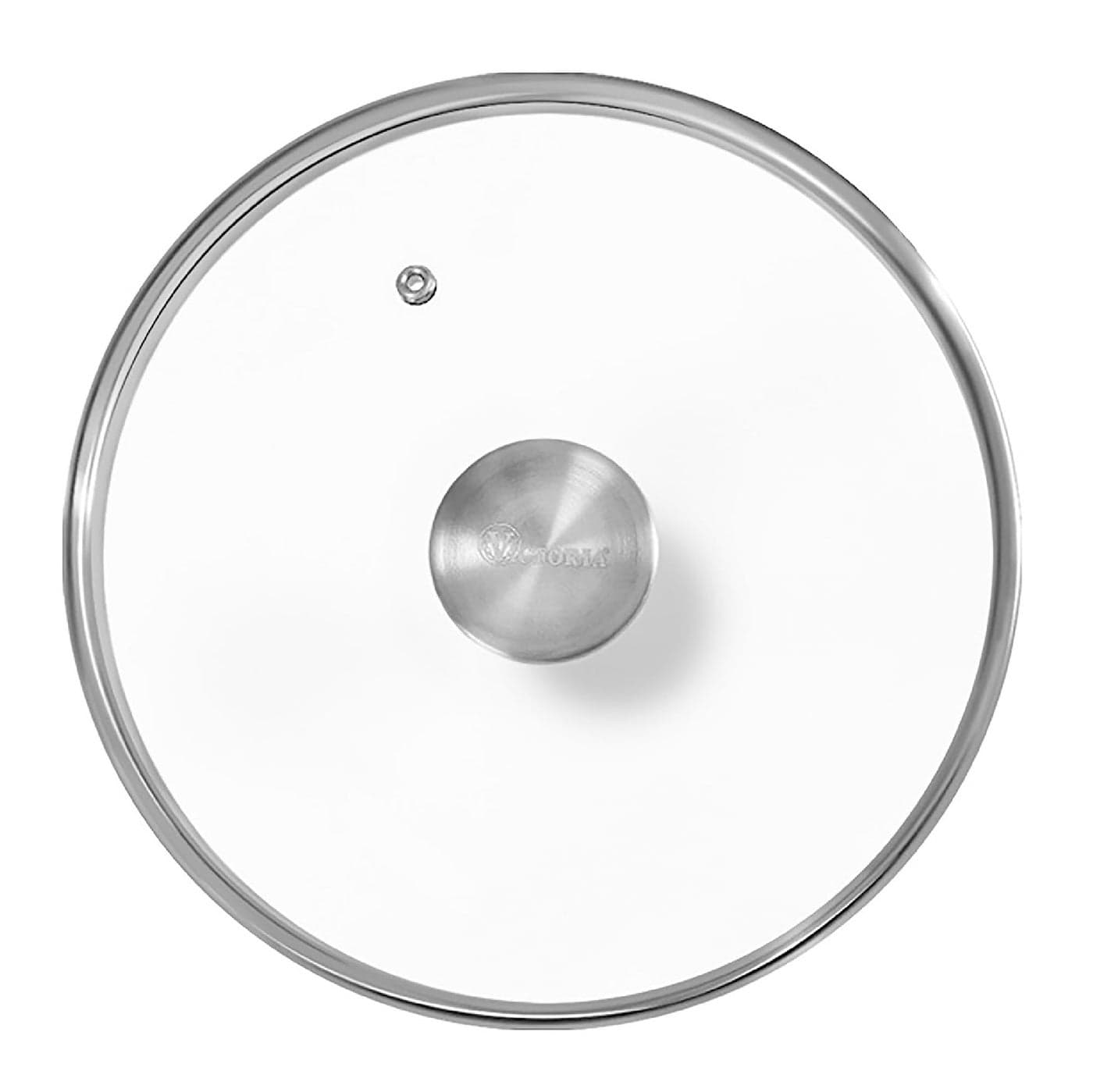 Victoria Round 8-Inch Glass Lid for Cast Iron Skillet or Pan, Custom Made for Only Victoria Brand, Diameter 7.5-Inch