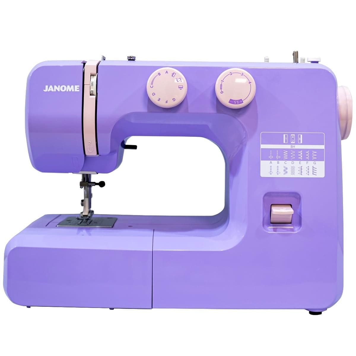 Janome 001LOVELY Lovely Lilac EasytoUse Sewing Machine