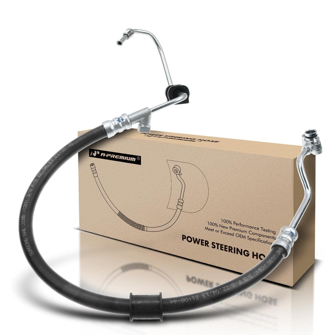 APremium Power Steering Pressure Hose Line Assembly Compatible with Honda CRV CRV 1997 1998 1999 2000 2001 20L DOHC Sport Utility with Oring Pump to GearRack