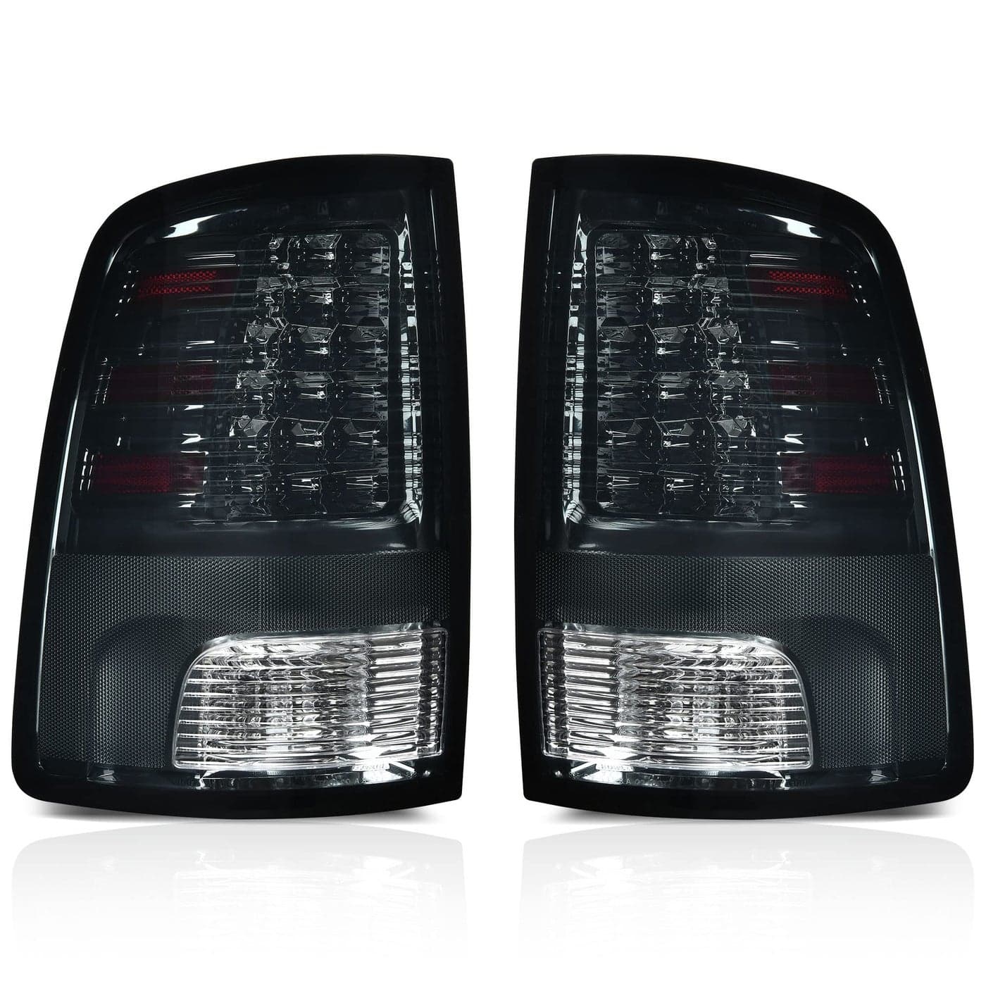 AUTOSAVER88 Tail Lights Compatible with 20092018 Dodge Ram 1500 20102018 Dodge Ram 2500 3500 1922 Ram 1500 Classic Black Smoked Lens Replacement LED Brake Tail Lamps Taillights Assembly