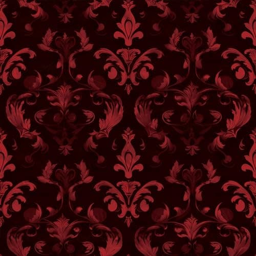 FLFK Gothic Peel and Stick Wallpaper, 16 x 128 inches, Black and Red, for Walls, Kitchen, Bathroom, Bedroom, Living Room, Dining Room, Office, Home Decor