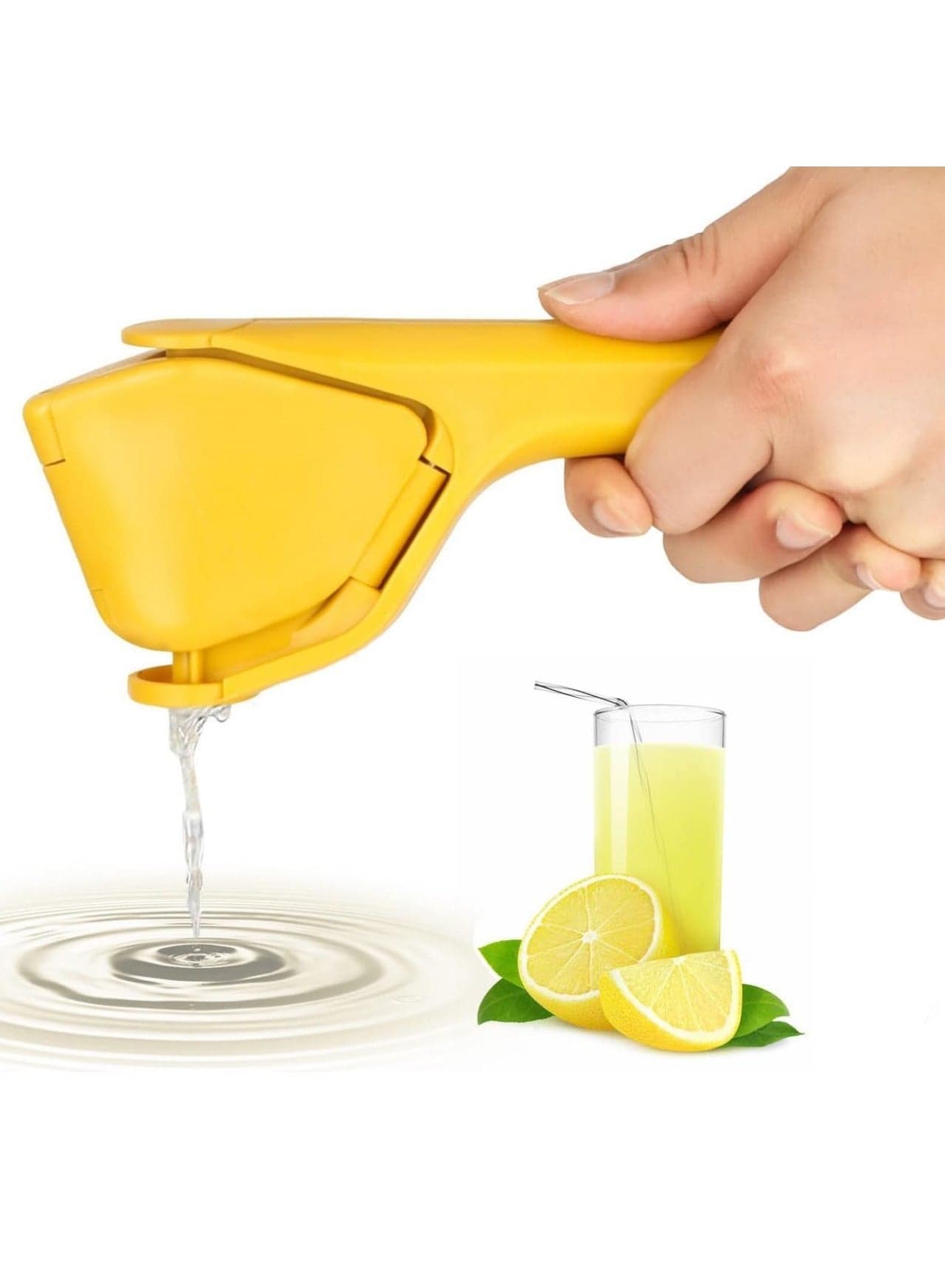 Lemon Fluicer Easy Squeeze Manual Lemon Juicer Citrus Juicer That Folds Flat For Space Saving Storage