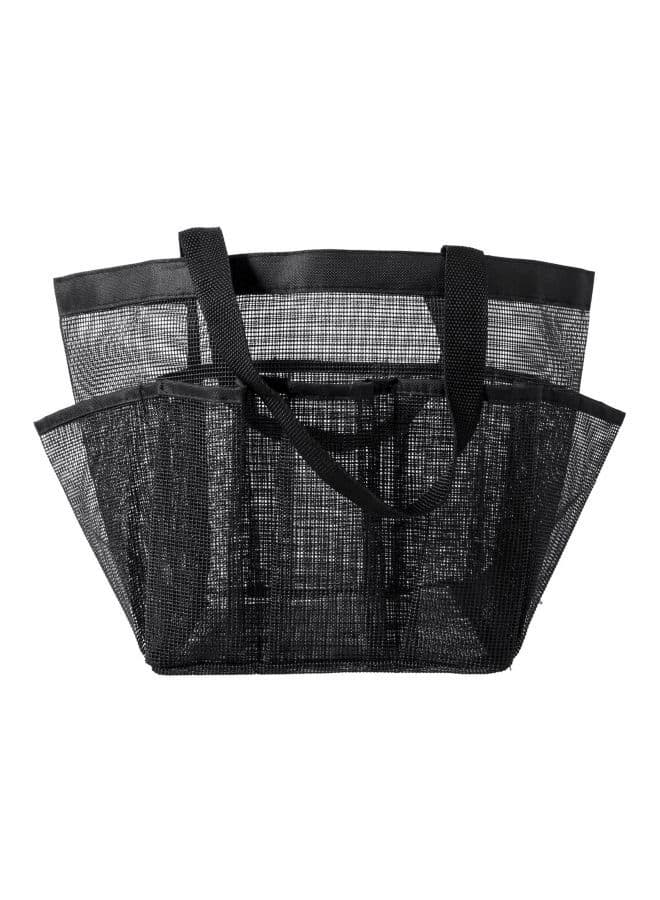 Mesh Shower Caddy Black 9.8x7.9inch