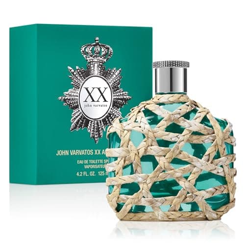 John Varvatos Men's Cologne, XX Artisan Teal Eau de Toilette EDT Spray, Aquatic Scent with Notes of Rosemary, Mineral Driftwood and Baie Rose, 4.2 fl. oz