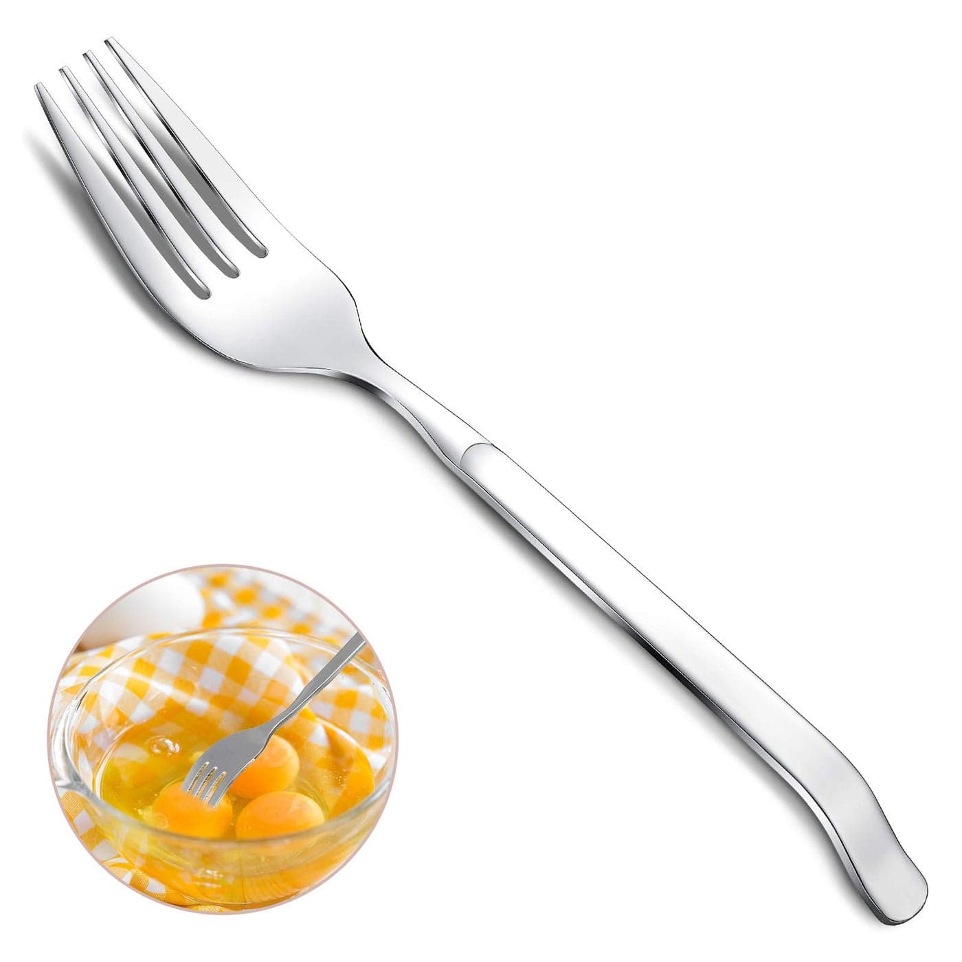 Patelai Pastry Jumbo Giant Huge Fork 108 Inch Stainless Steel Fork for Mashing Food Whisking Eggs Dishwasher Safe Heat Resistant Baking Serving Mixing for Kitchen Use