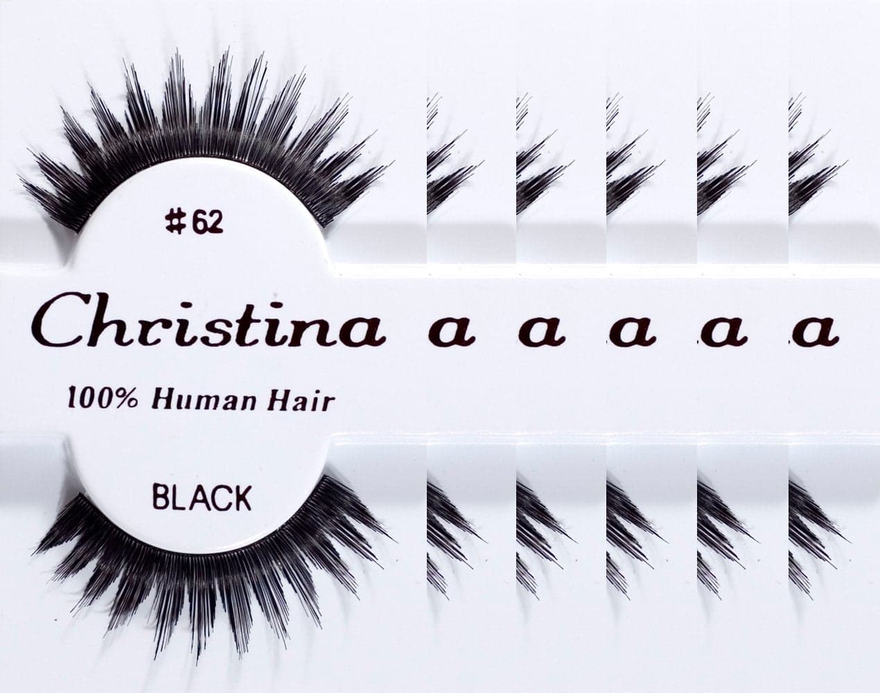 6packs Eyelashes 62 by Christina