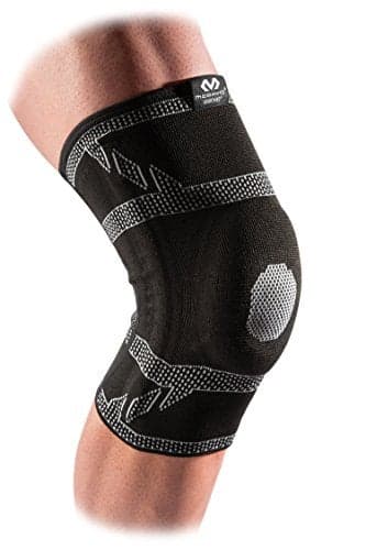 McDavid Engineered Elastic Knee Sleeve with Gel Buttress & Stays with Compression Knee Support for Knee Pain Relief, Black, X-Large