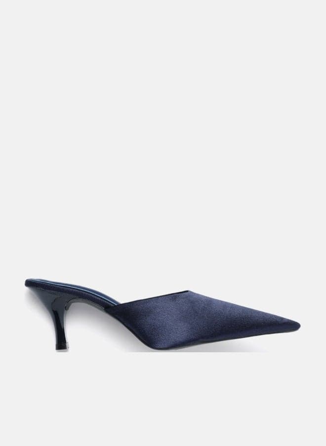 9TO5 Navy Blue Heels for Women 3 Inch