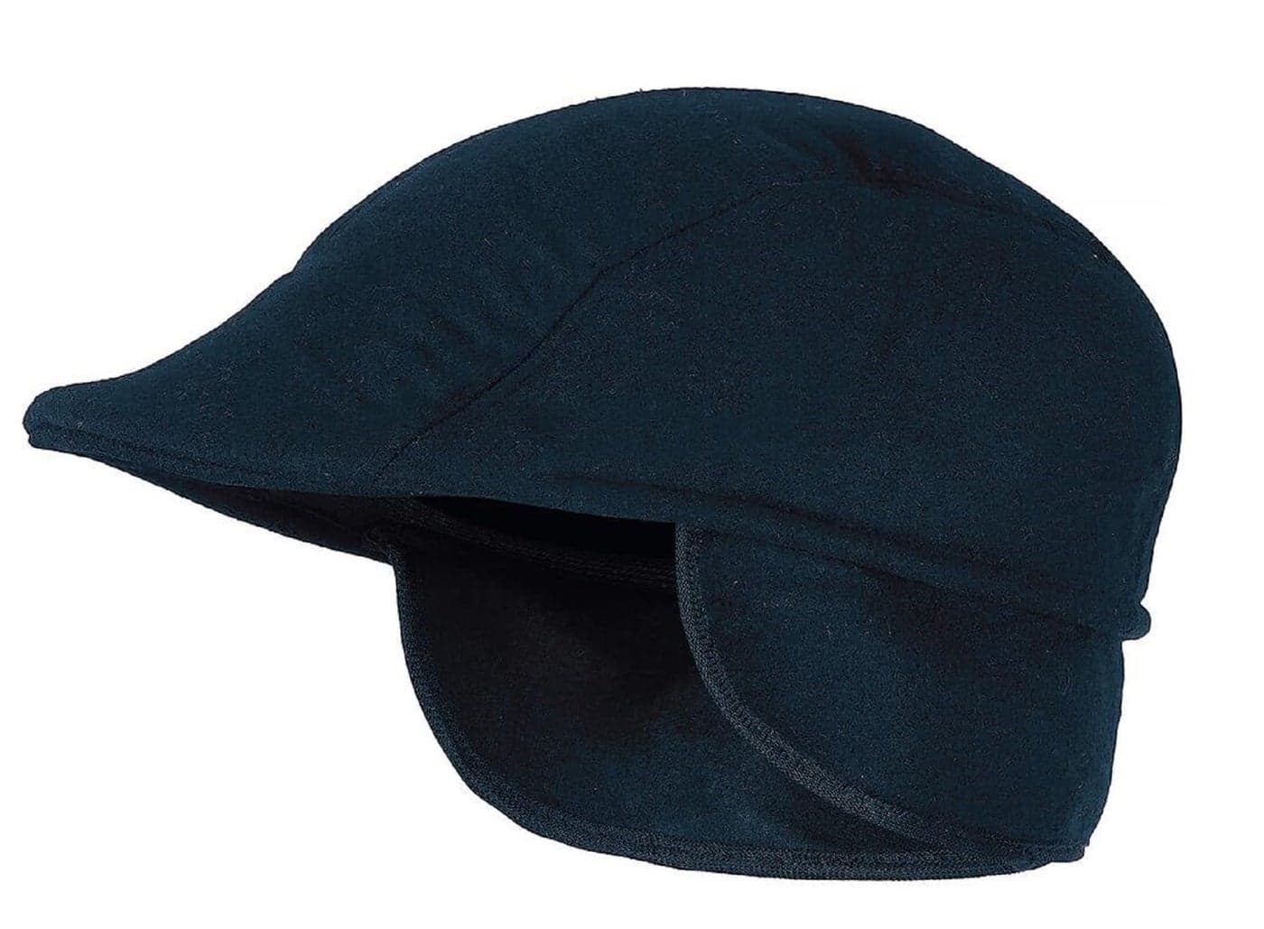 Zacharias Men's Acrylic Solid Golf Cap with Earmuff (EG-05) (Blue_Free Size) (Pack of 1)