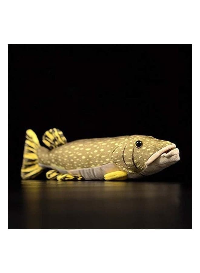 Lifelike Northern Barracuda Plush Toy Simulated Sea Animal 46cm