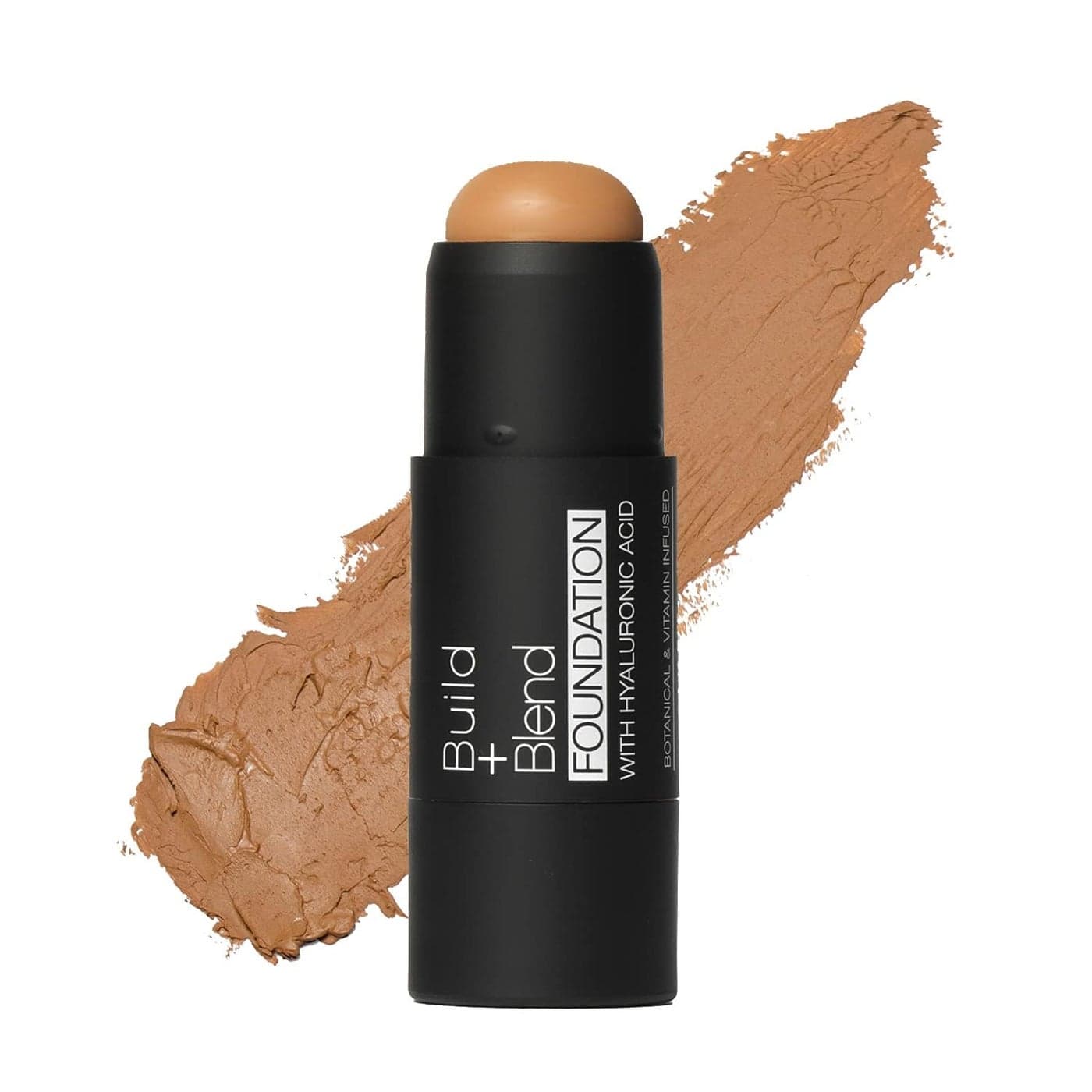 Palladio BUILD BLEND Foundation Stick Medium Coverage Buildable Contour Stick for Face Ultra Blendable Creamy Formula for a Natural Shine Free Finish Warm Caramel