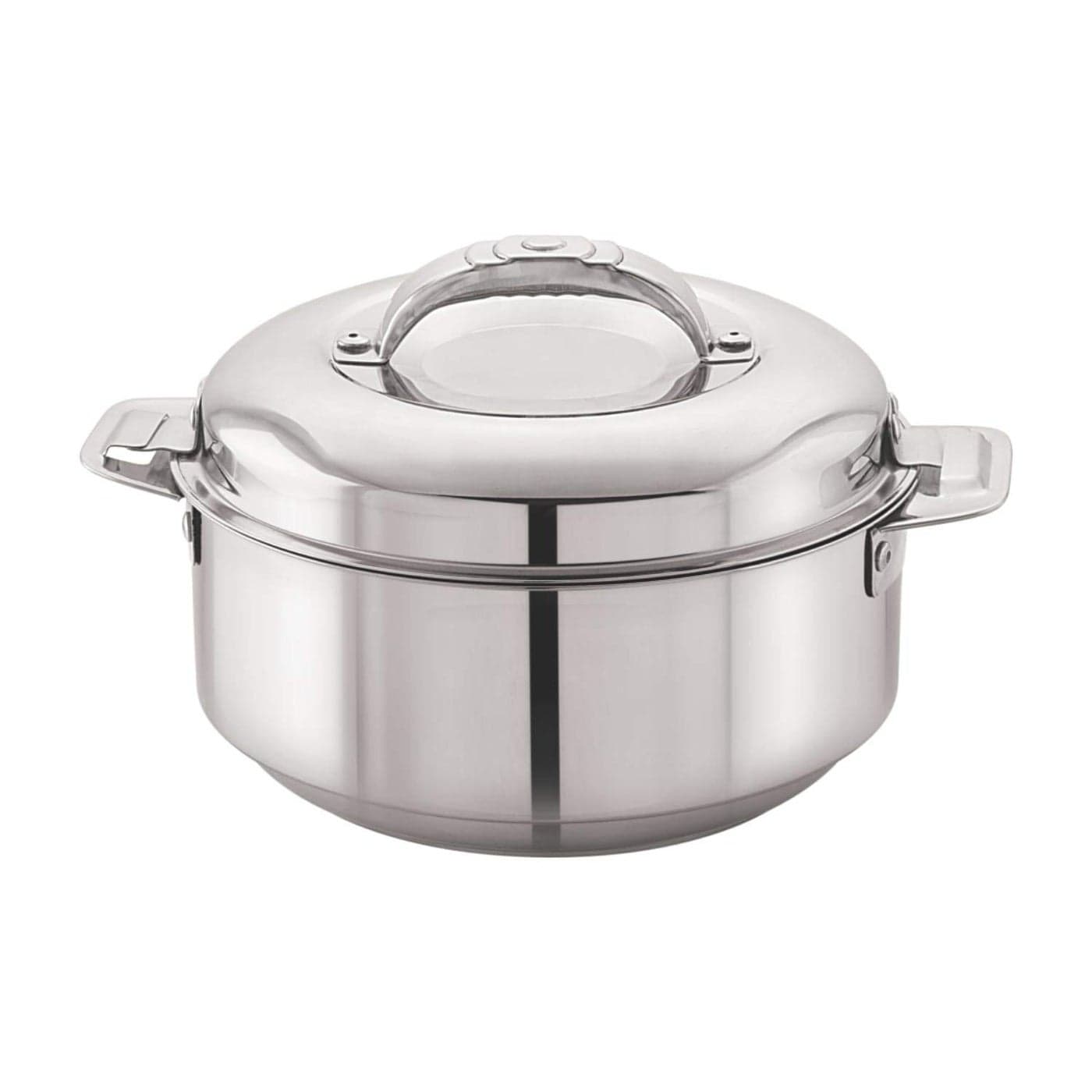 CELLO Maxima Stainless Steel Double Walled Casserole Insulated 1350ml 1 Unit SilverSolid