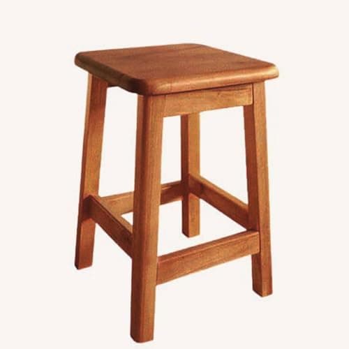 Dantawood Wooden Stool Side Table for Home & Kitchen, Living Room | Wooden Stool Table- 20-Inch