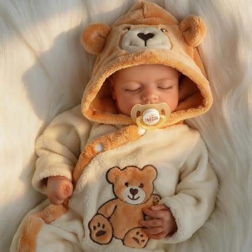 BABESIDE Reborn Baby Dolls 20 Inches Soft Vinyl and Cloth Body Sleeping Realistic Baby Doll Boy Lifelike Newborn Real Life Baby Doll with Toy Accessories Gift for Kids Age 3