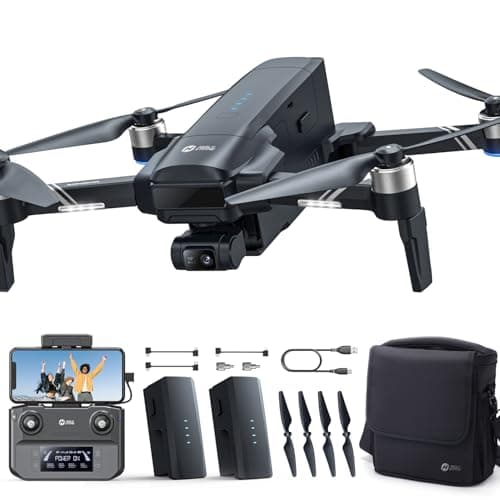 Holy Stone Sentinel HS600D 3Axis Gimbal Drone with Camera for Adults Professional 8K Photo Level6 Wind Resistance 6KM Transmission 80Min Flight Smart Track Auto Return Beginner Mode