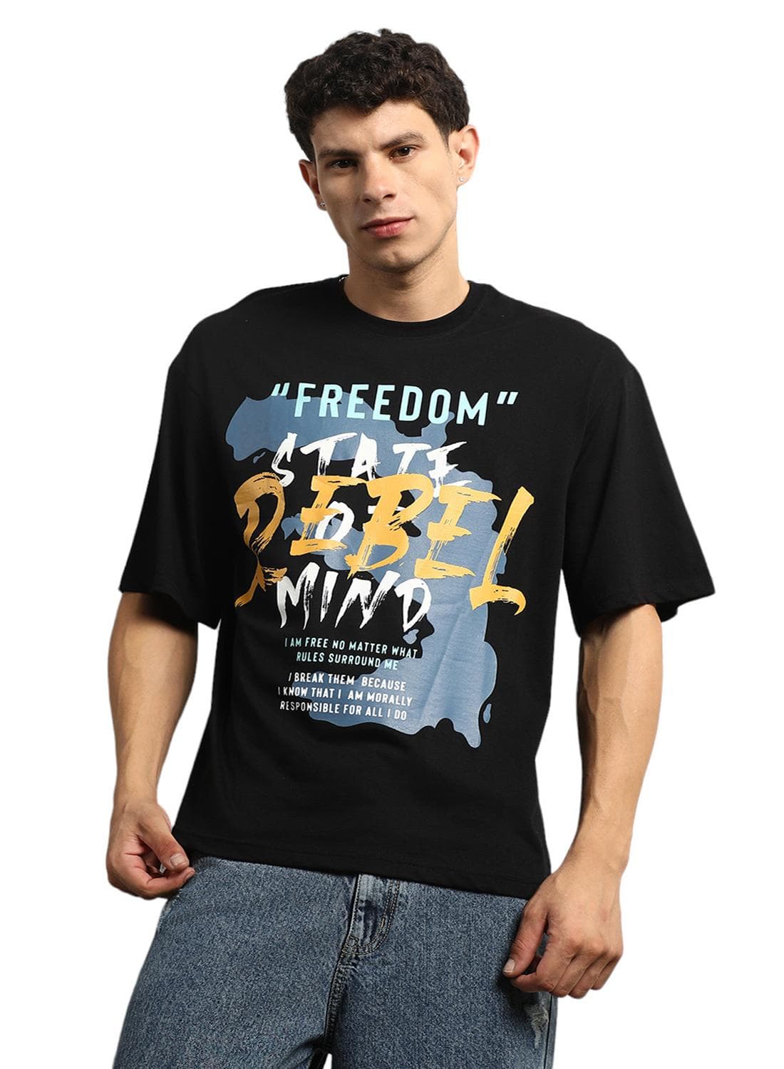 Black T-Shirt For Men