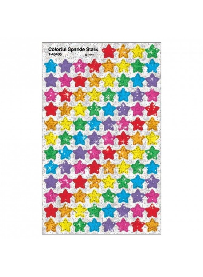 TREND enterprises, Inc. Colorful Sparkle Stars superShapes Stickers, 400 ct