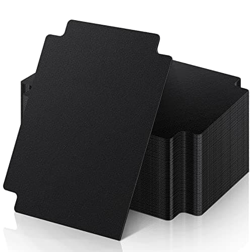 60 Pieces Trading Card Dividers Black Playing Card Separators Playing Board Game TCG Dividers Card Gathering Storage Organizer Card Divider Fit for Game Cards 271 x 38 Inches