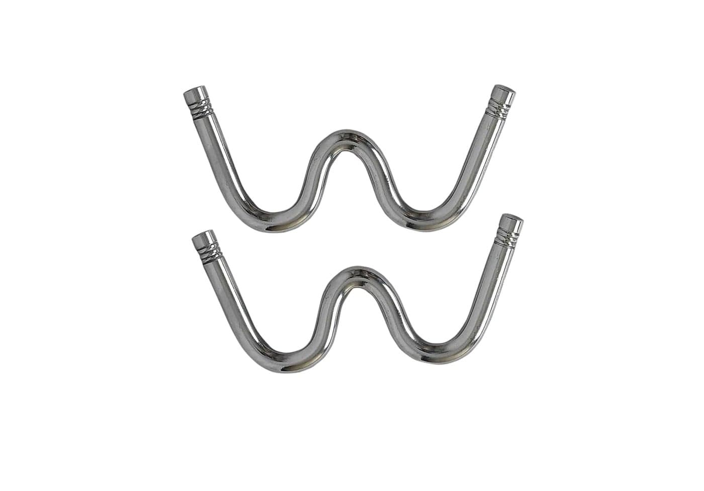 TRENDY CREATION HUB 300 Kg Capacity 12 mm Thick 204 Stainless Steel Heavy Duty Hanging Hooks W Kada for Swing Chair Hammock Patio Jhula Accessories Set Pack of 2