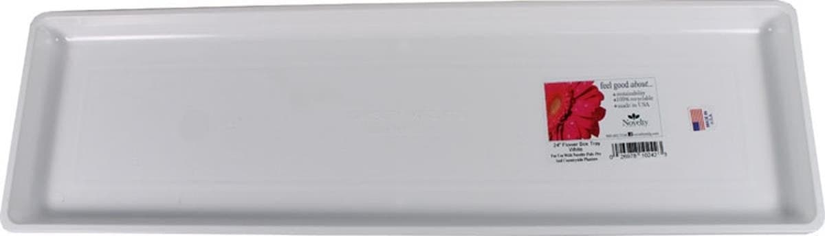 Novelty 10242 White Countryside Flower Box Tray Medium 2225 x 65