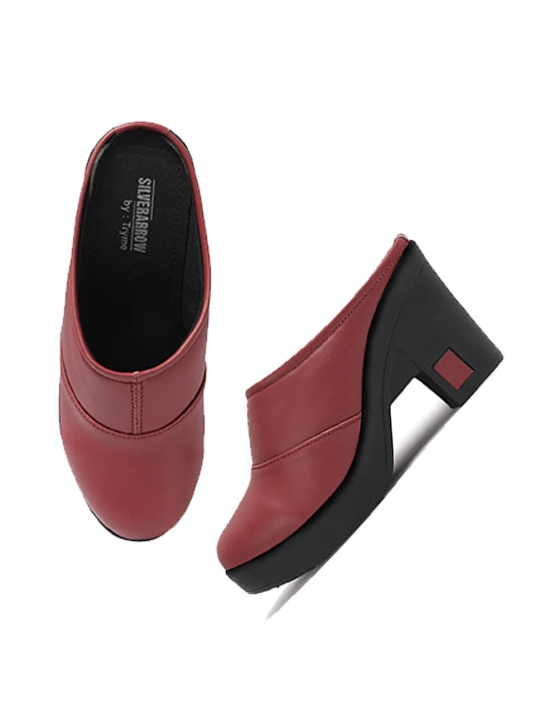 SilverArrow Women's Dorra Mules (6Jkbu46_Red_7 UK)