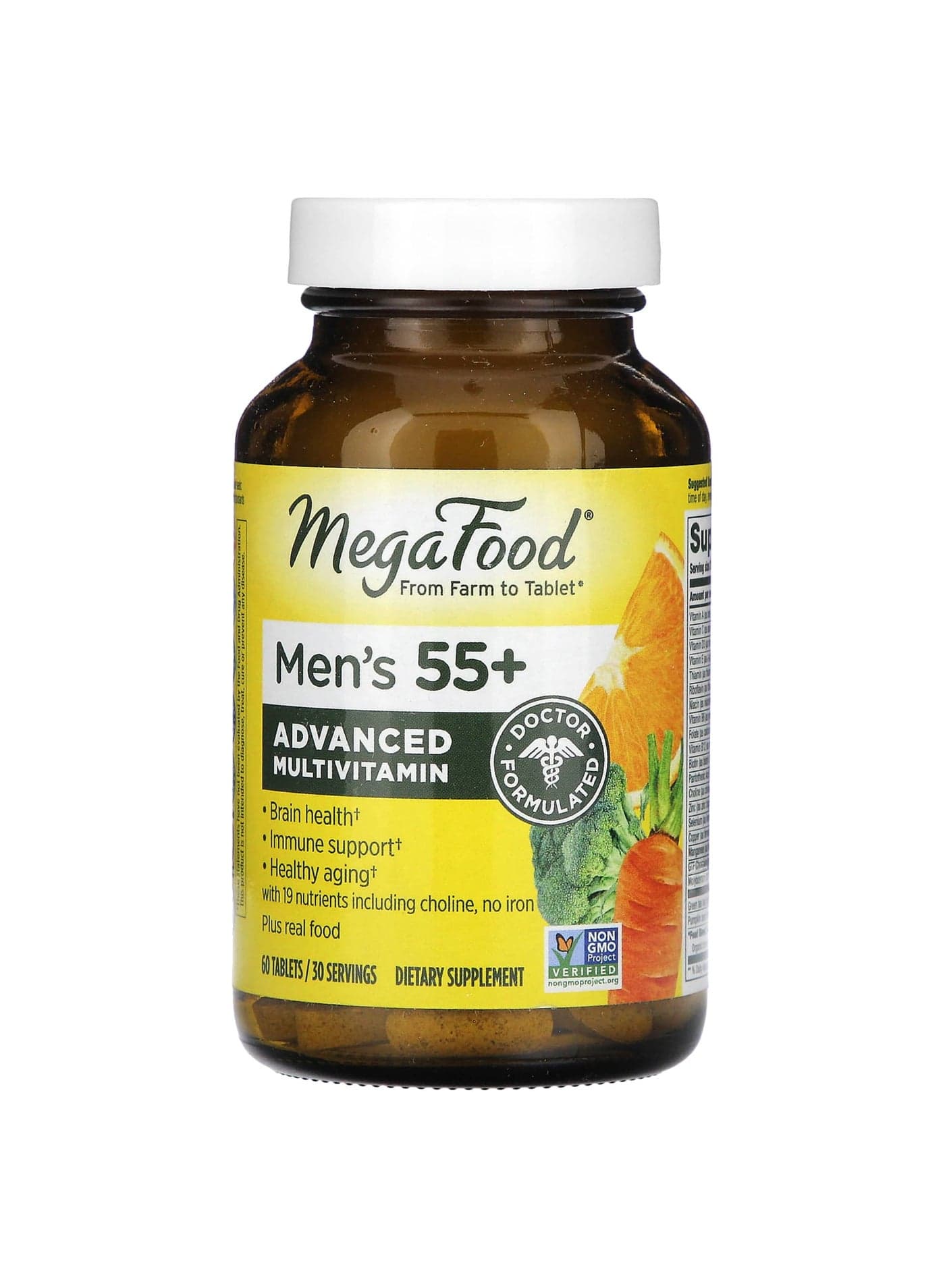 Men's 55+, Advanced Multivitamin, 60 Tablets