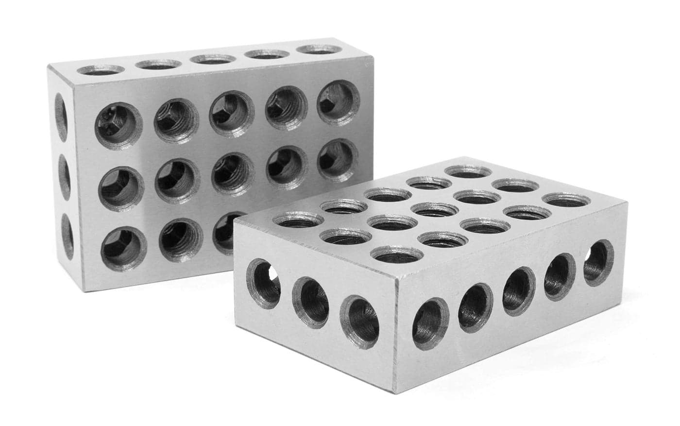 WEN 10423 3 x 2 x 1Inch SteelHardened Precision 123 Blocks Two Pack