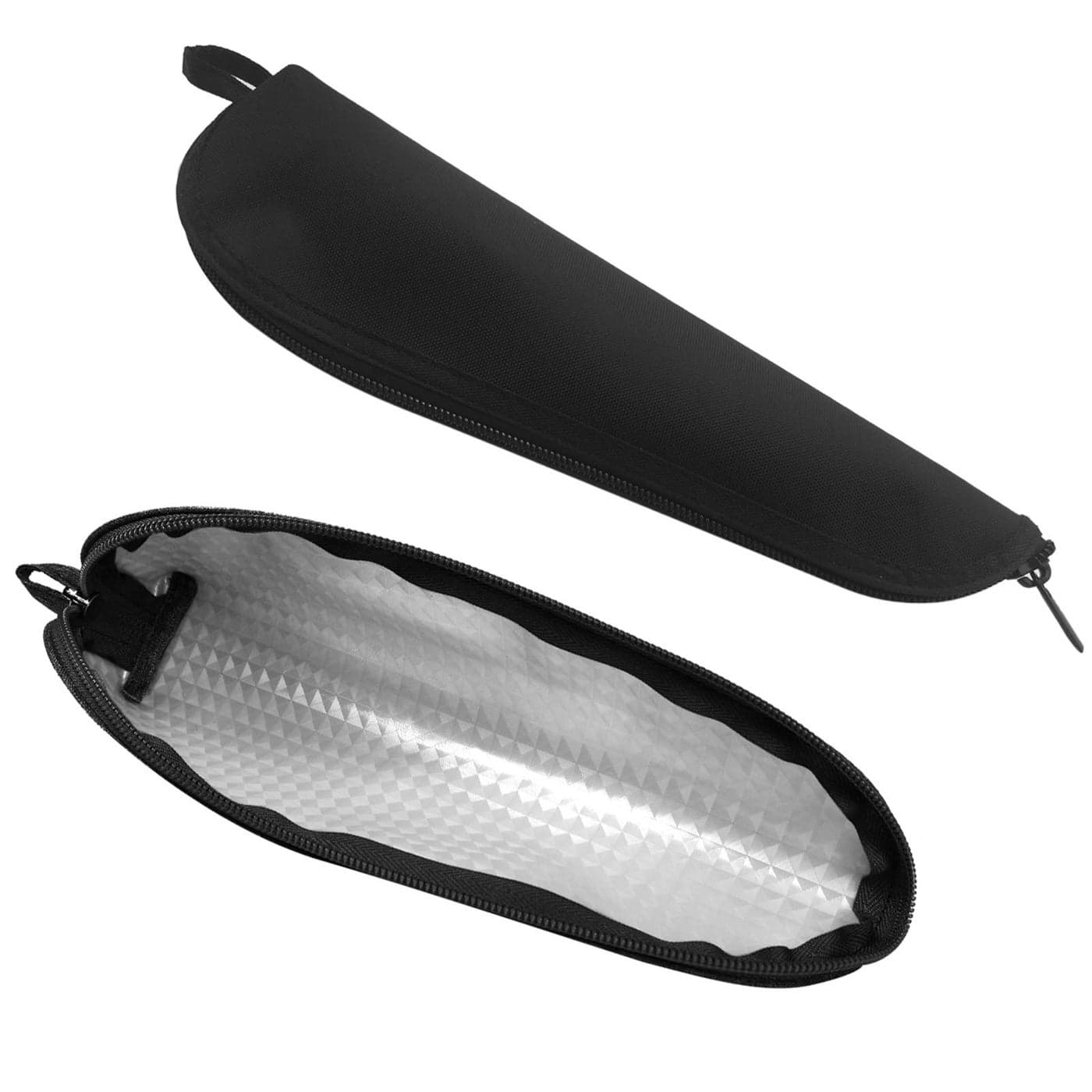 Travel Utensil Sets Carrying Case Portable Cutlery Set Pouch Reusable Silverware Set Bag Stainless Steel Straws Pouch Chopsticks Knife Fork and Spoon Holder for Office Bento Lunch Box Black Aosbos