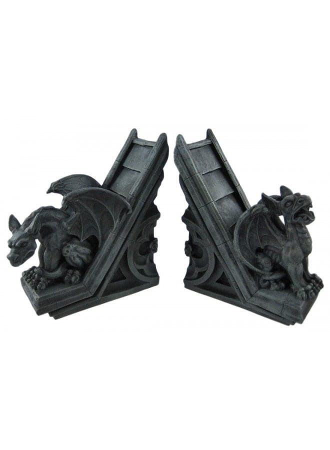 Gothic Gargoyle Sculptural Bookends Book Ends