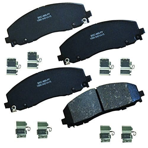 Bendix Premium SBC1589 Ceramic Front Brake Pads for Select Models Chrysler Grand Caravan, Pacifica, Town & Country, Voyager, Dodge Journey, Jeep Gladiator, Wrangler, Ram C/V, Volkswagen Routan