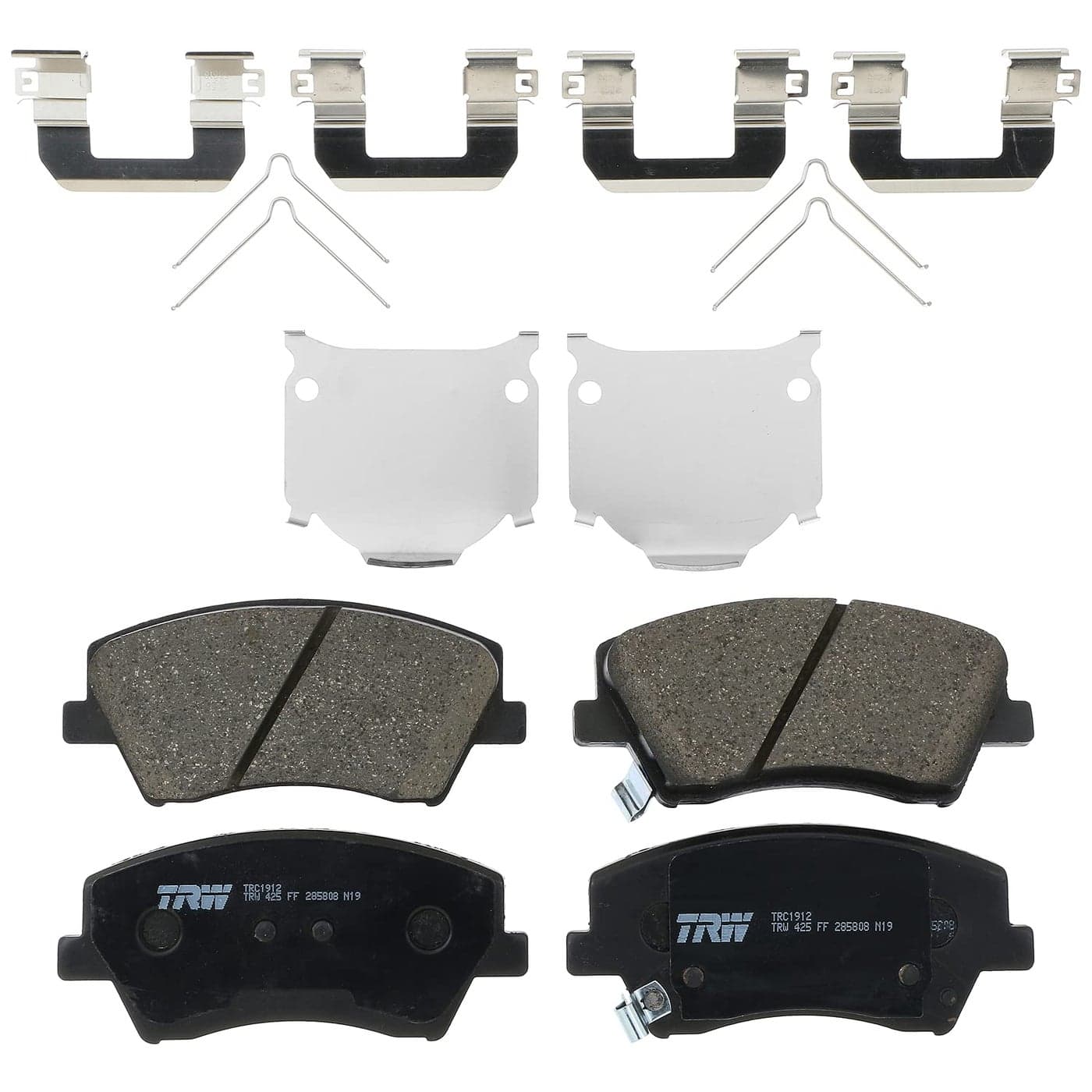 TRW Pro TRC1912 Disc Brake Pad Set For Hyundai Elantra 20172020 Front And Other Applications
