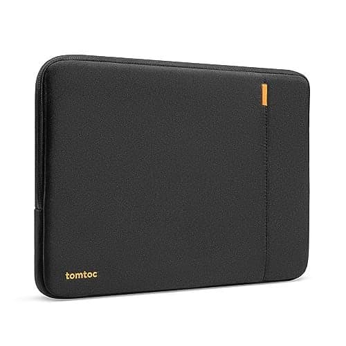 Tomtoc 360 Protective Laptop Sleeve for 13 Inch New MacBook Pro Touch Bar 2017 & 2016 | 12.9 Inch iPad Pro 2017 | Surface Laptop 2017, Shockproof, Spill-Resistant 13 Inch Laptop Bag Case, Black Blue