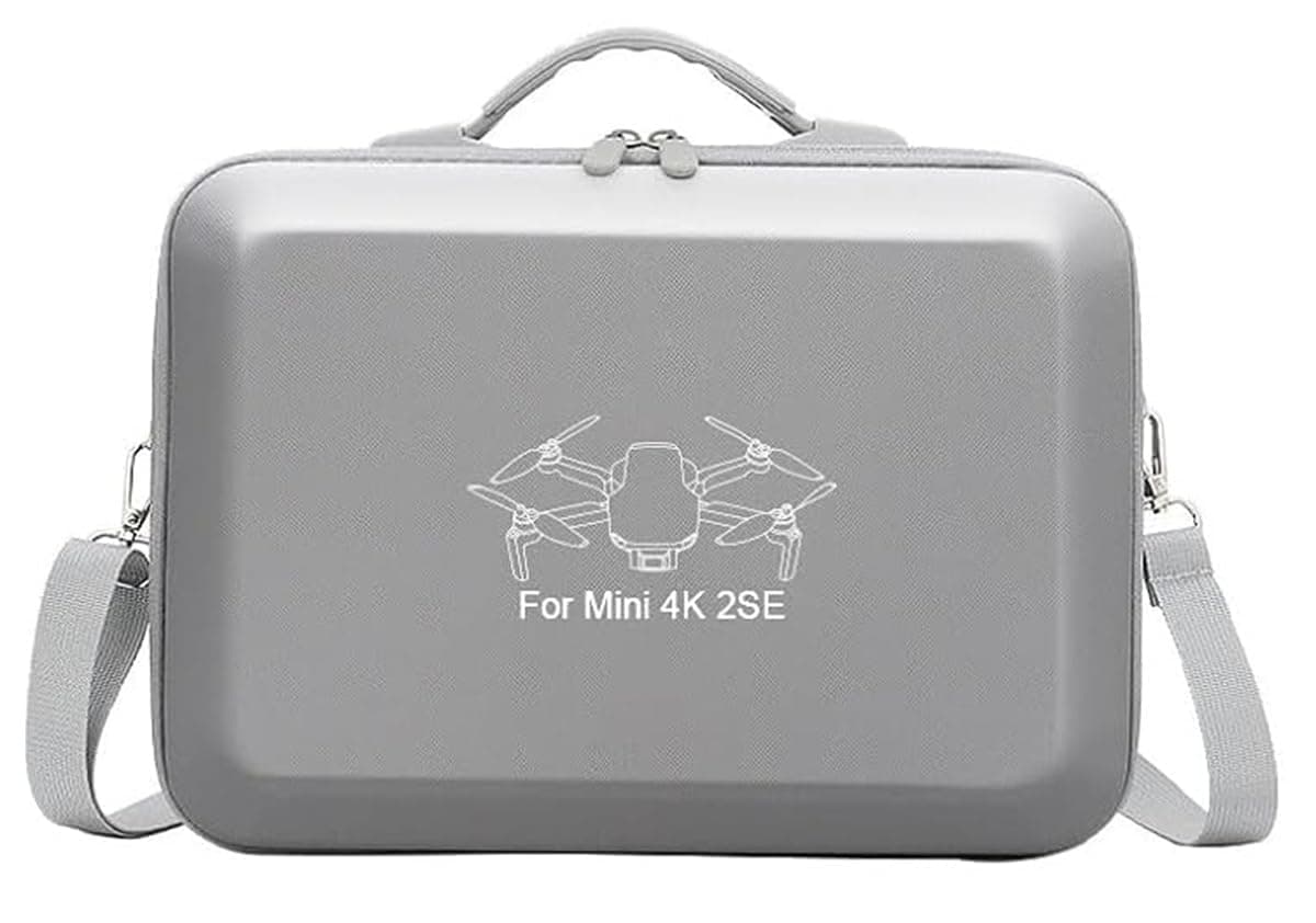 Sounce Premium Hard Shell Carrying Case for DJI Mini 2 & Mini 4K – Portable, Waterproof & Shockproof Travel Storage Bag with Adjustable Shoulder Strap Secure for Drone (No DJI Products Included)