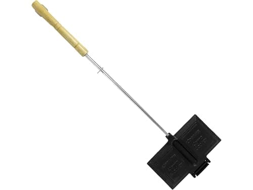 Coghlans Cast Iron Double Camp Cooker PreSeasoned Pie Iron Sandwich Maker with Removable Handles EasytoClean for Grilled Sandwiches Toasted Pies and Meats For Campfire Cooking