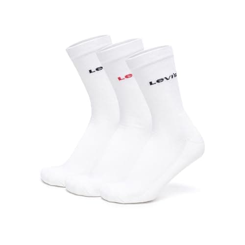 Levi's LS101 Men's Cotton Stretch Regular Half Terry Socks with Cushioned Sole (Pack of 3)